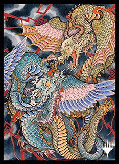 プレイヤーズカードスリーブ『ストリクスヘイヴン：魔法学院』日本画ミスティカルアーカイブ《命運の核心》MTGS-160