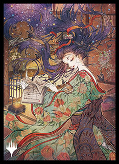 プレイヤーズカードスリーブ『ストリクスヘイヴン：魔法学院』日本画ミスティカルアーカイブ《儚い存在》MTGS-171