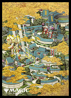 プレイヤーズカードスリーブ『神河：輝ける世界』「浮世絵」土地《平地》(B)MTGS-213